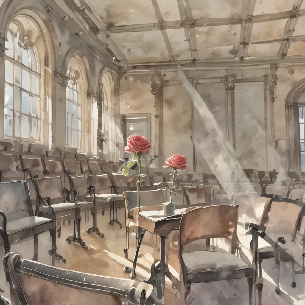 Coming Up Roses illustration