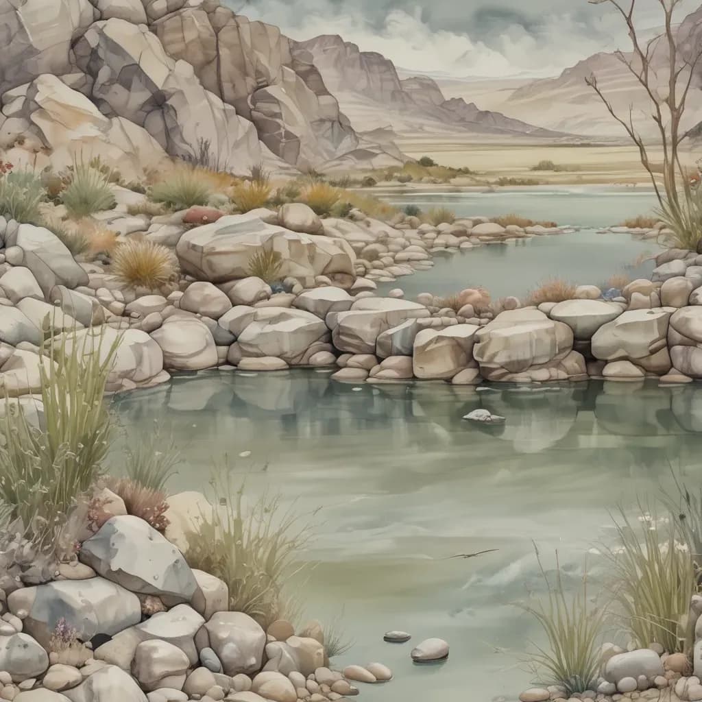 Hot Water (Cahuilla) illustration