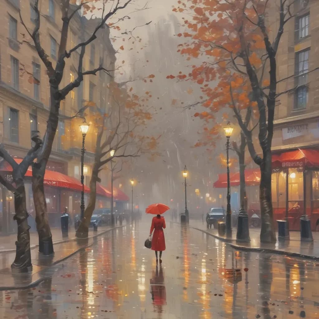 Intro: Girl Under the Grey Cloud illustration