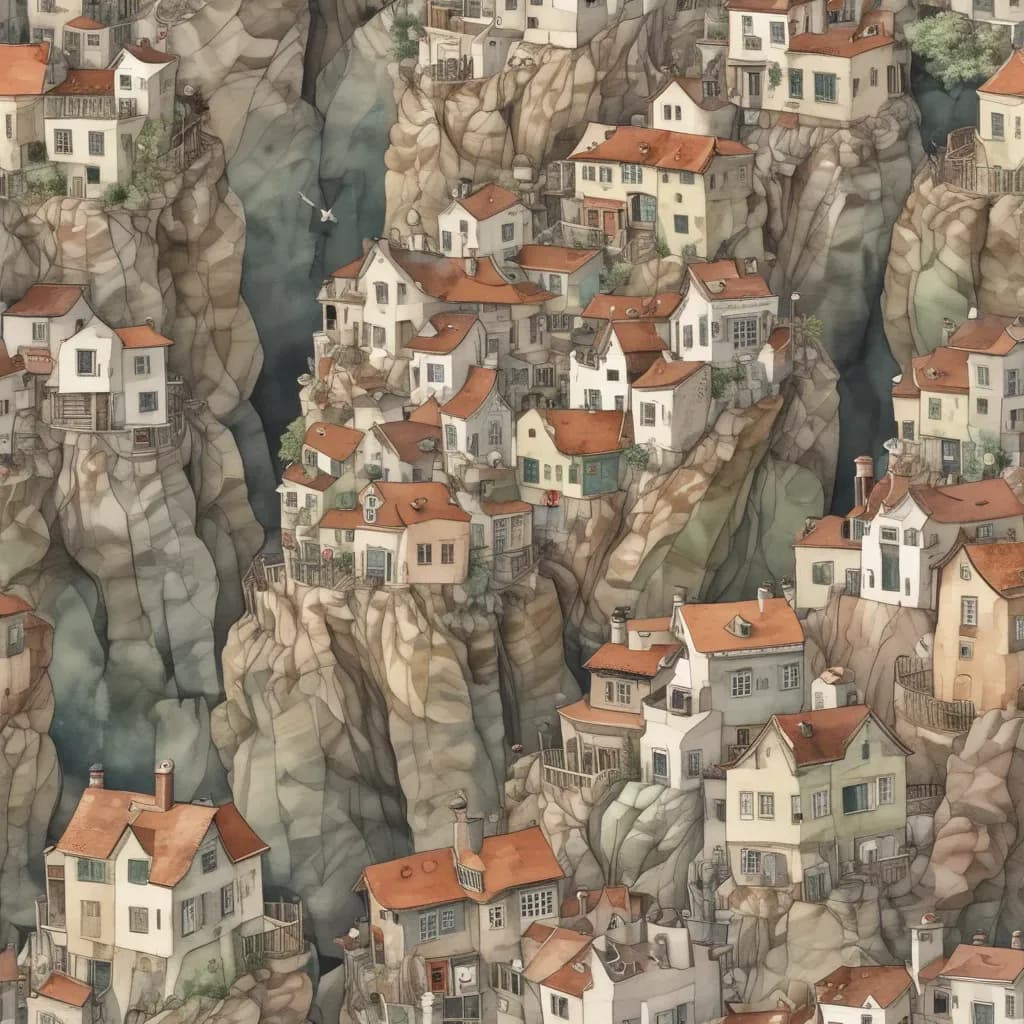 Small Town illustration