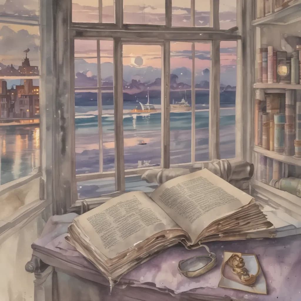 Tangled Up in Blue illustration