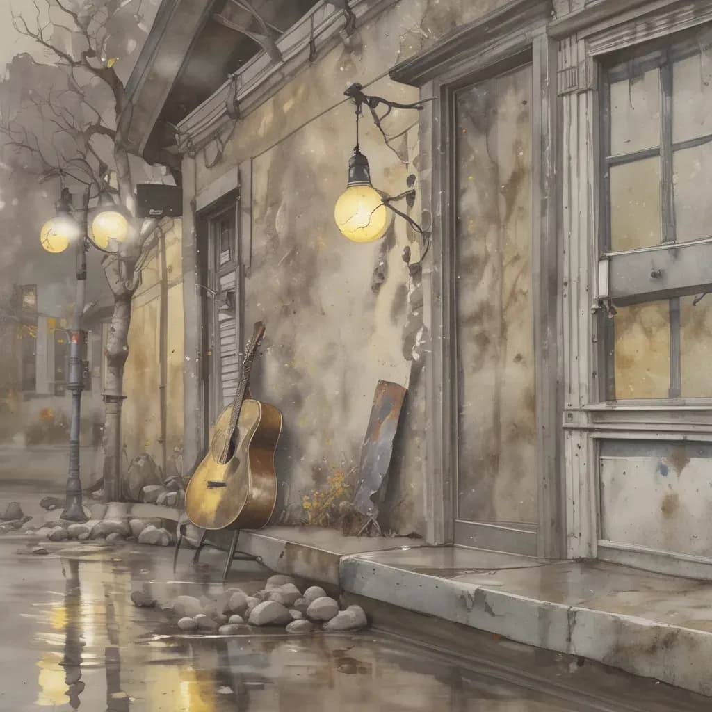 The Let Out illustration