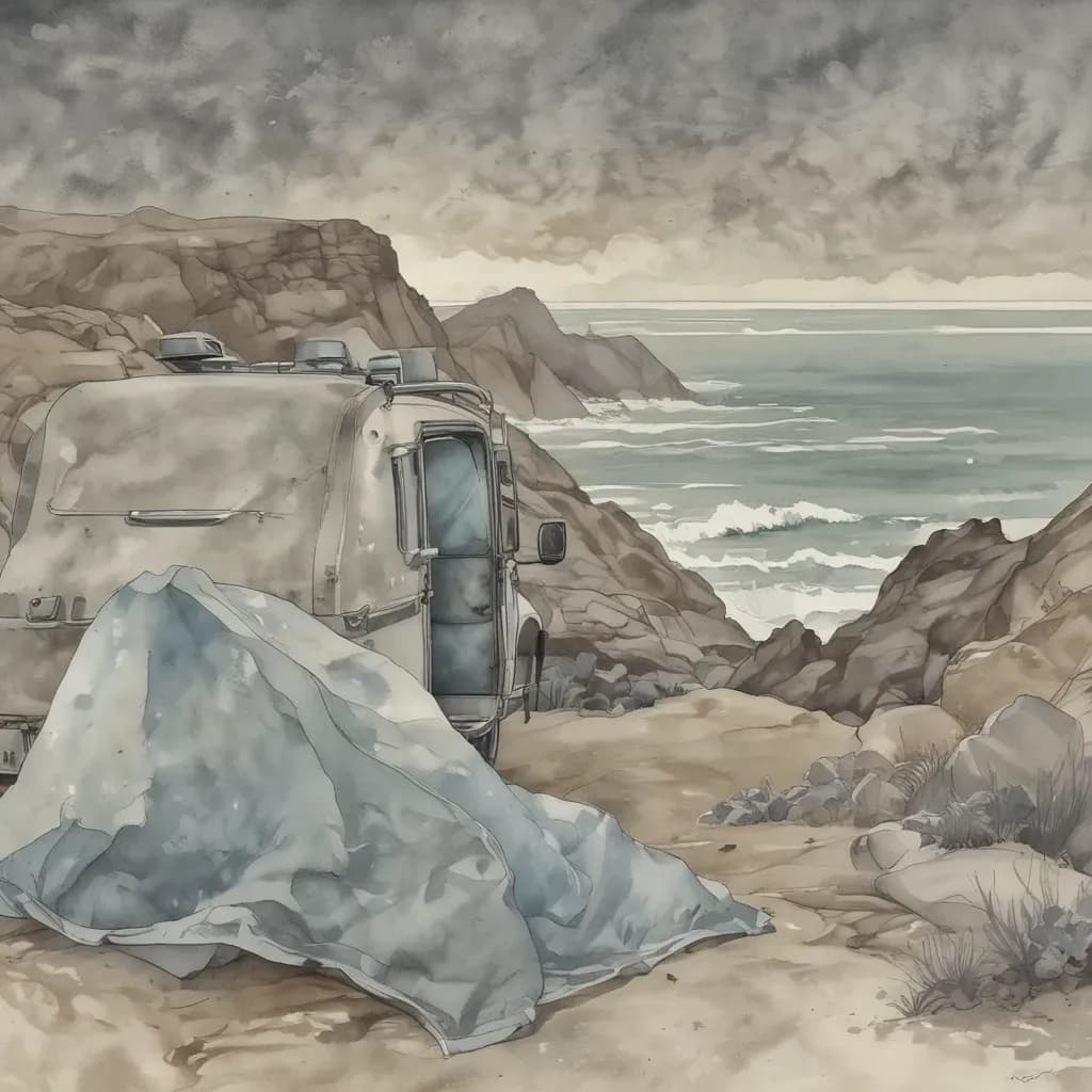 Camper illustration