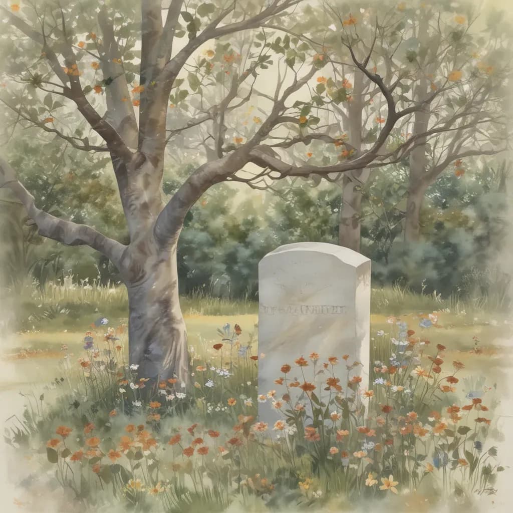 Funeral illustration