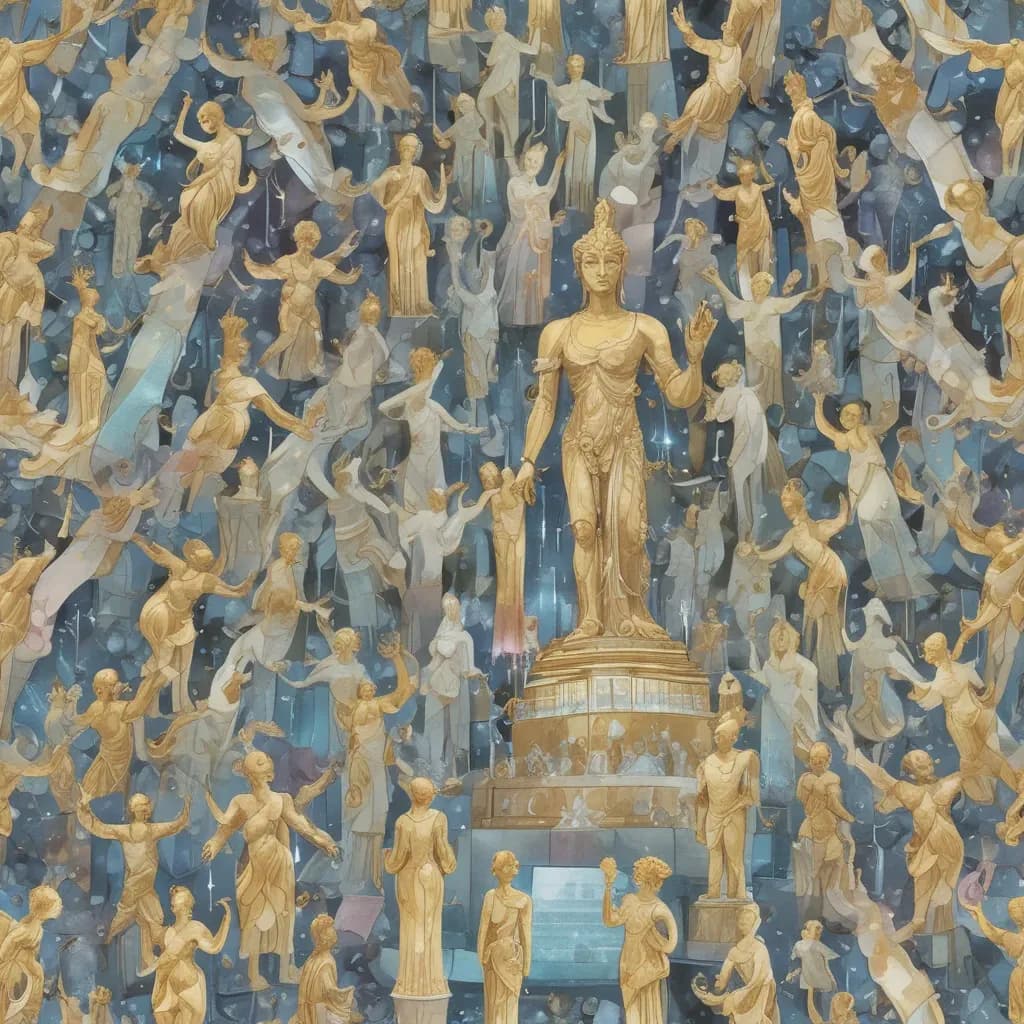 Parasocial Christ illustration